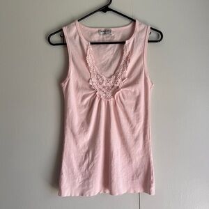 Michael Stars Light Pink Tank Top Women’s One Size Fits Most